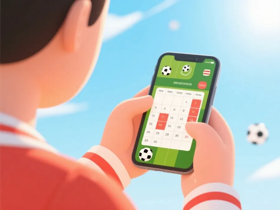 球迷规划赛程与球队信息示意图